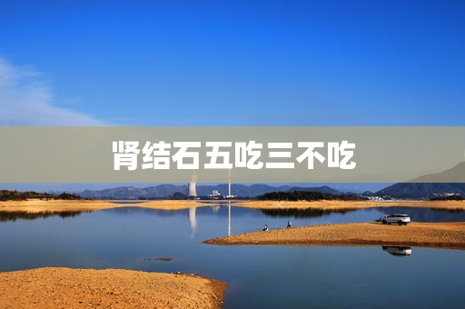 肾结石五吃三不吃