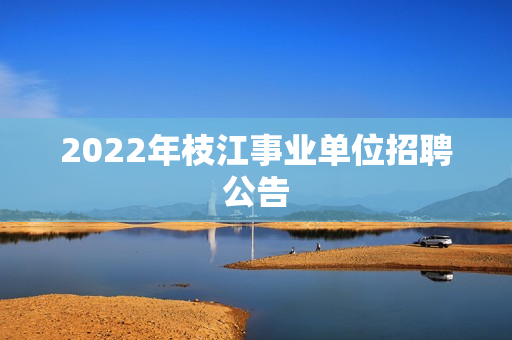 2022年枝江事业单位招聘公告
