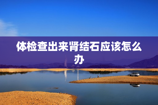 体检查出来肾结石应该怎么办