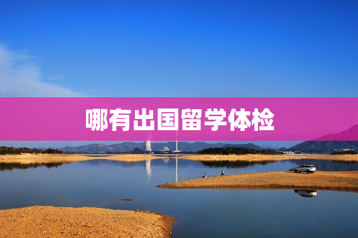 哪有出国留学体检