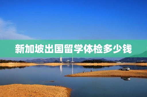 新加坡出国留学体检多少钱