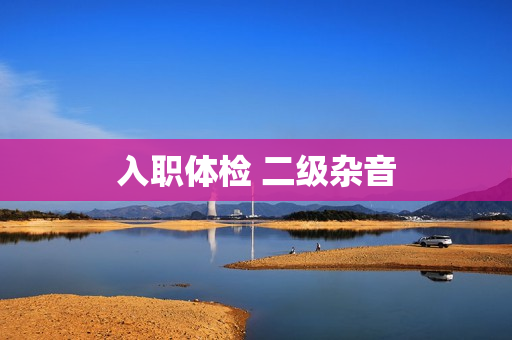 入职体检 二级杂音