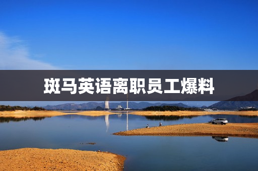 斑马英语离职员工爆料