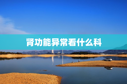 肾功能异常看什么科