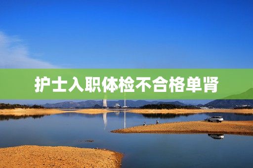 护士入职体检不合格单肾