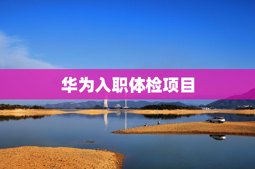 华为入职体检项目